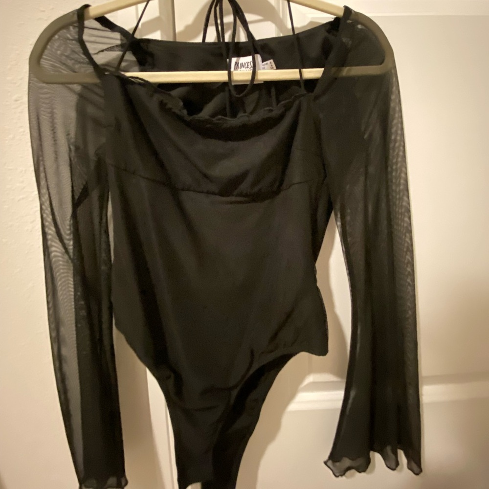 Black Princess Polly Bodysuit
